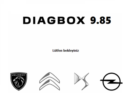 Diagbox 9.85 Peugeot Citroen Opel DS Arıza Tespit Programı